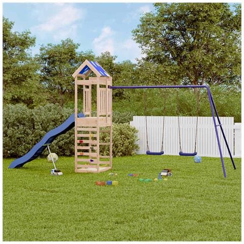 Set da Gioco da Esterno in Legno Massello di Pino - Foto 2