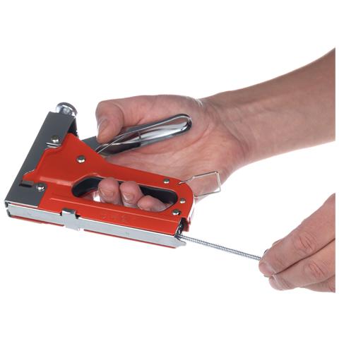 Zszywacz Metallico Regolabile Red Killer - Magazzino 115 Punti | Set Con Cacciavite Angolare E 10 Bit | Lavori Di Montaggio E Decorazione - Foto 8