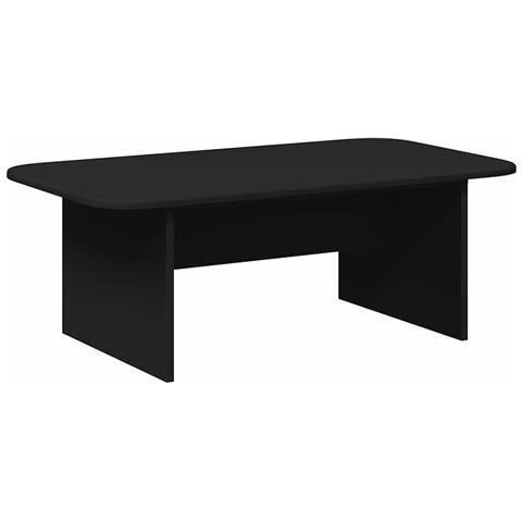 Tavolino da salotto Nero 93 x 53 x 33 cm Legno multistrato - Foto 1