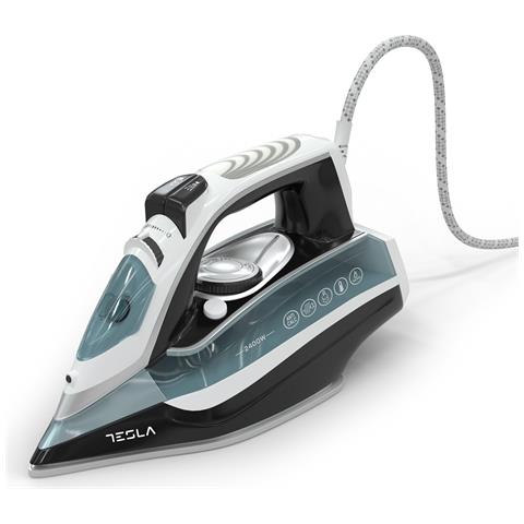 IR302BL ferro da stiro Ferro da stiro a secco e a vapore Piastra in Ceramica 2400 W Nero, Blu, Bianco - Foto 3