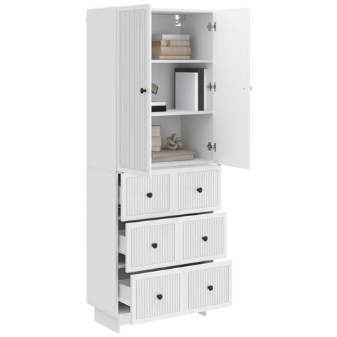 Set di armadi 2 pcs 66 x 34,5 x 90 cm Legno ingegnerizzato - Foto 2