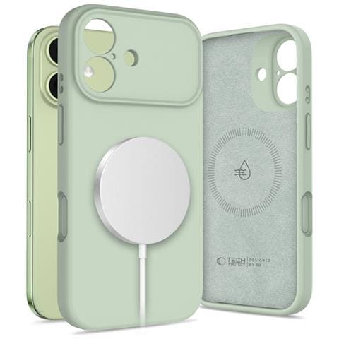 Custodia In Silicone Per Iphone 17 Con Magsafe Verde - Foto 2