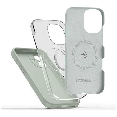 Custodia In Silicone Per Iphone 17 Con Magsafe Verde - Foto 6