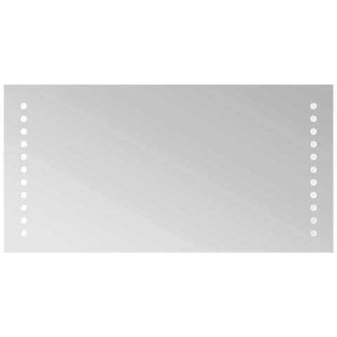 Specchio da bagno LED Trasparente 40 x 20 cm vetro temperato - Foto 1