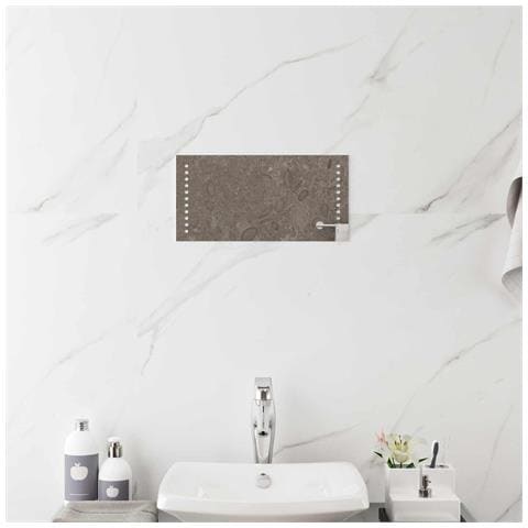 Specchio da bagno LED Trasparente 40 x 20 cm vetro temperato - Foto 2