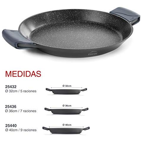 25436 Padella per paella con manici in silicone e rivestimento antiaderente - Foto 3