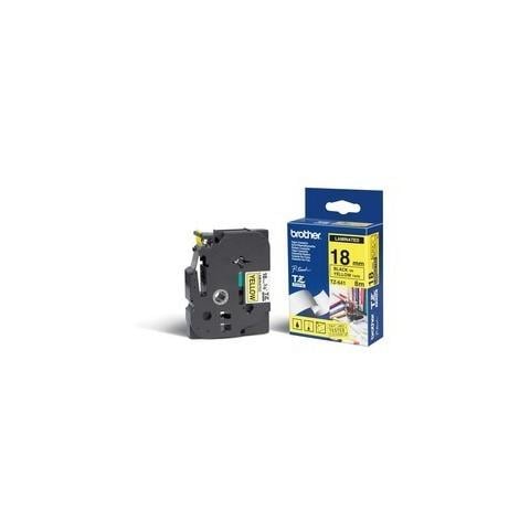 18 mm Brother TZE641 Nastro Laminato Nero//Giallo