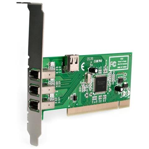 Scheda adattatore FireWire 1394a PCI a 4 porte - 1 interna 3 esterne - Foto 4