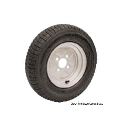 Ruote pneumatiche carrelli alta velocità 4,5/10" - Foto 1