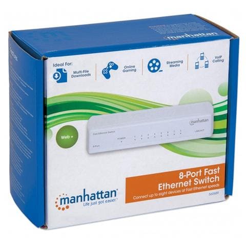 Switch I-SWHUB-080S 8 Porte Fast Ethernet 10/100Mbps - Foto 6