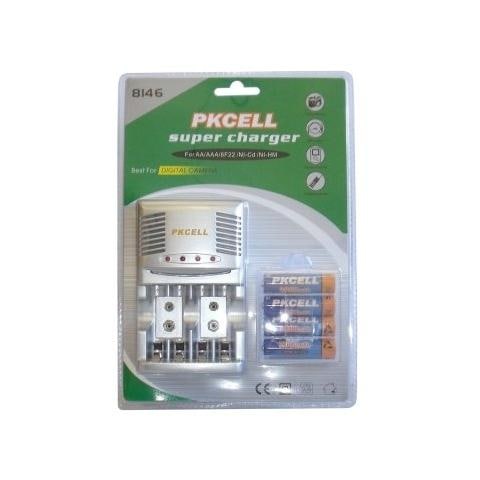 Caricabatterie Rapido Con 4 Pile Aa Incluse - Foto 2