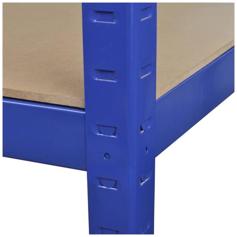 Questa mensola portaoggetti è la scelta ideale sia per lo stoccaggio residenziale che per quello commerciale, e offre un ampio spazio dove tenere tutto in ordine. Materiale robusto: Lo scaffale portaoggetti è costituito da un telaio in acciaio e tavole in legno multistrato. I telai in acciaio garantiscono robustezza e stabilità, mentre il legno ingegnerizzato offre forza, stabilità, e resistenza all'umidità. Forte capacità di carico: Grazie allo spessore del materiale, alle ba - Foto 2