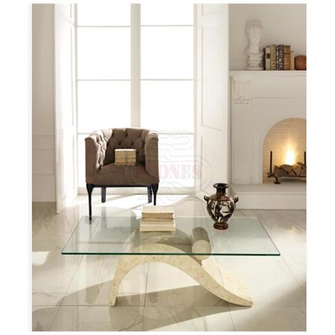 Tavolino Da Salotto Top Vetro 10 Mm. Fl Dove Salotto - Foto 2