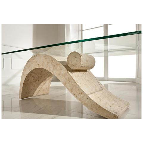 Tavolino Da Salotto Top Vetro 10 Mm. Fl Dove Salotto - Foto 5