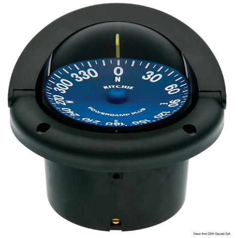 Bussola Ritchie Supersport 3""3/4 Nera / blu - Foto 1