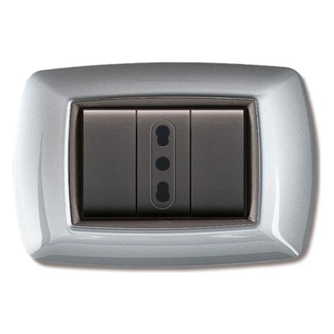 Placca 3 Posti Alluminio - Foto 2