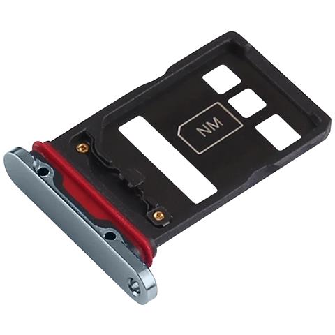 Slot Scheda Sim E Nano Memory Huawei P30 Pro Pezzo Di Ricambio Compatibile Blu - Foto 9
