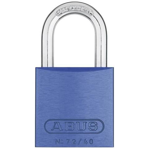 Lucchetto 39 Mm Blu Serratura A Chiave - Foto 1