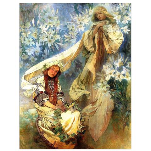 Ec22148 Quadro Decorativo Madonna Of The Lilies - Foto 1