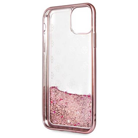 Cover Apple Iphone 11 Pro Pc+tpu Glitter Rosa Dorato - Foto 2