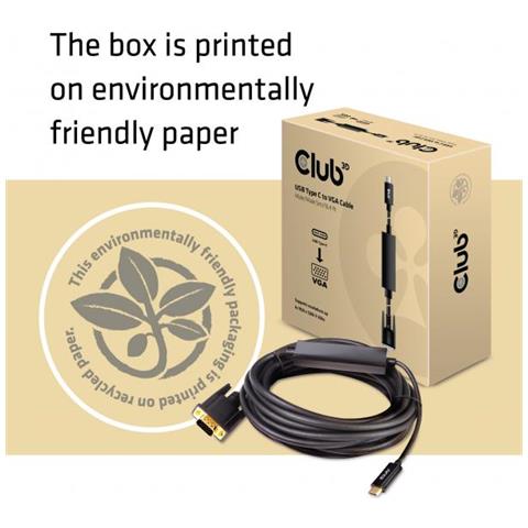 Cac-1512 Usb C Vga Nero - Foto 1