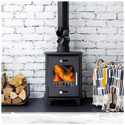 Remora Magnetica Canna Fumaria Di Calore Stufa Powered Fan (fir350)  - Foto 3