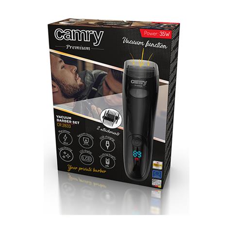 Regolabarba Camry Cr 2833 Cordless, Numero Di Passi Di Lunghezza 4, Nero - Foto 18