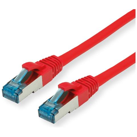 0.5m S / FTP Cat. 6a, Ea, RJ-45, RJ-45, Maschio / maschio, Oro, 10GBase-T - Foto 1