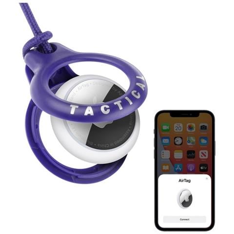Custodia Originale Ciondolo Per Apple Airtag Beam Rugged Navy Seal Viola - Foto 5