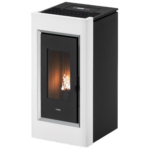 Prince 11 stufa Libera installazione Pellet Nero, Bianco - Foto 1