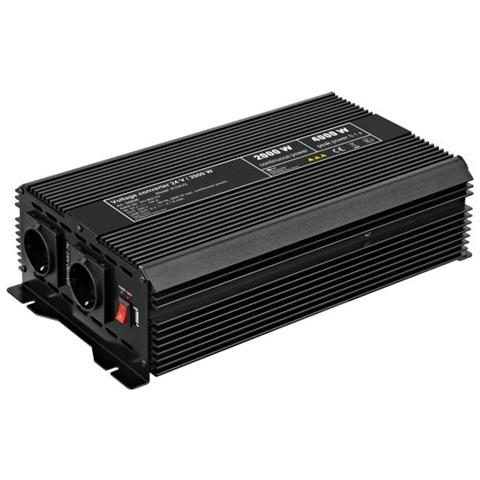 Goobay 58895 Adattatore E Invertitore Interno 2000 W Nero - Foto 6