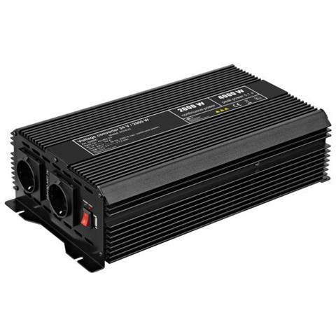 Goobay 58895 Adattatore E Invertitore Interno 2000 W Nero - Foto 1
