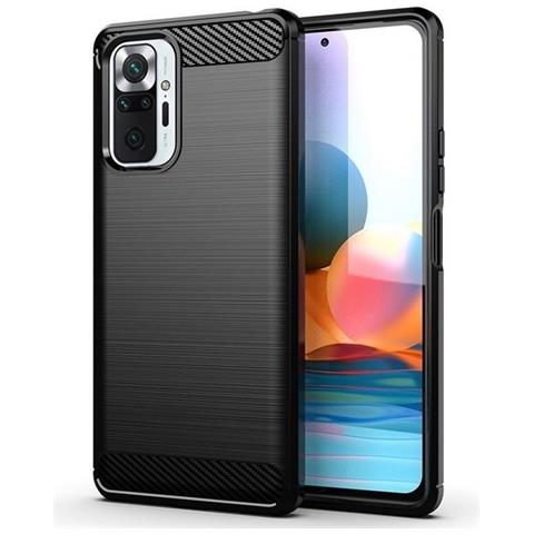 Forcell Custodia B-case Tpu Silicone Cover Case Per Xiaomi Redmi Note 10 5g Poco M3 Pro Carbon Metal - Foto 1