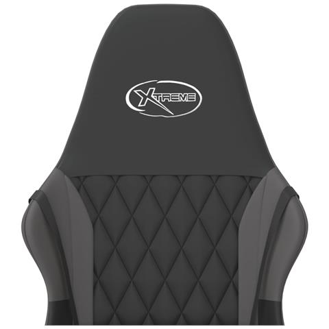 Sedia Da Gaming Nera E Grigia In Similpelle - Foto 8