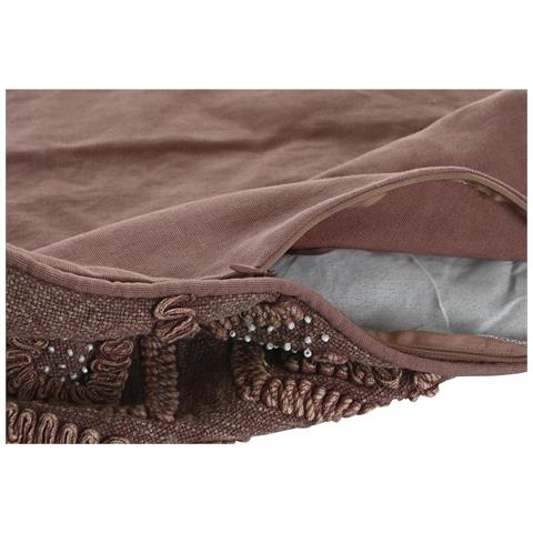 Fodera Per Cuscino Dkd Home Decor Marrone Rombos 50 X 1 X 50 Cm - Foto 3