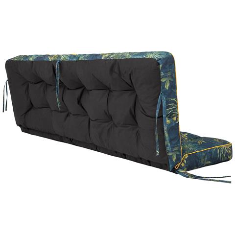 Cuscino Per Altalena Hollywood, Morbido Cuscino Per Seduta, Resistente Cuscino Per Altalena Da Giardino, Cuscino Adatto Per Roulotte, Cuscino Per Panca Con Schienale. Larghezza 100 Cm - Erba Verde - Foto 2