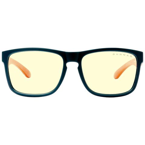 Occhiali Videogiochi E Computer | Modello: Intercept, Colore Del Cornice: Indigo, Tinta De Lenti: Ambra (blocca 65% Luce Blu E 100% Uv Luce) | Luce Blu Bloccanti | Lente Brevettata - Foto 2