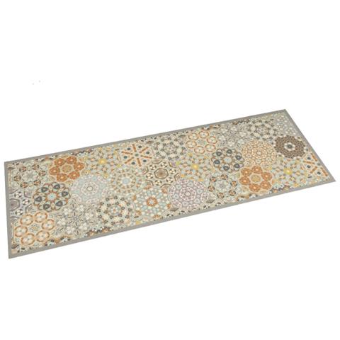 Tappeto Da Cucina Lavabile Pastello Esagono 45x150 Cm Velluto - Foto 1