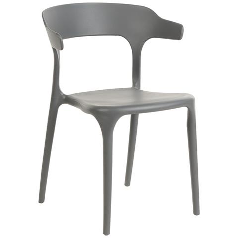 Set Di 8 Sedie Da Pranzo Grigio Gubbio - Foto 2