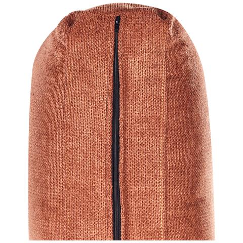 Divano Angolare 4 Posti Vinterbro Ciniglia Marrone Dorato Lato Destro - Foto 2