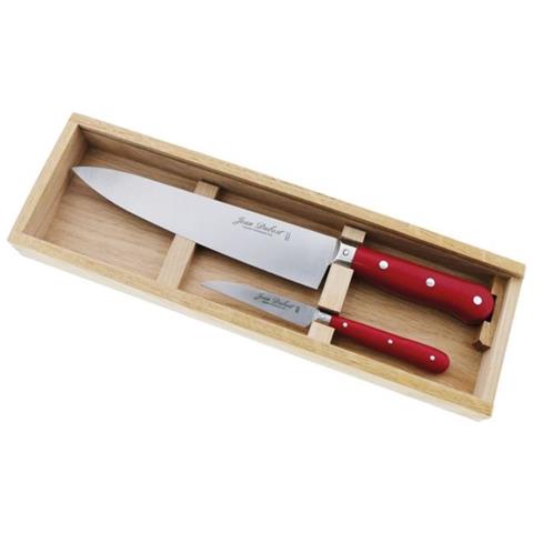 Scatola Da 2 Coltelli Da Cucina 1920 Rosso Pom - C000a5p0p69048 - Foto 3