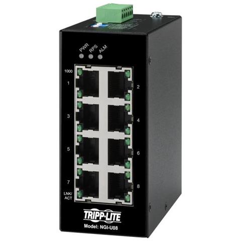 Tripp Lite Ngi-u08 Switch Di Rete Non Gestito Gigabit Ethernet (10/100/1000) Nero - Foto 1