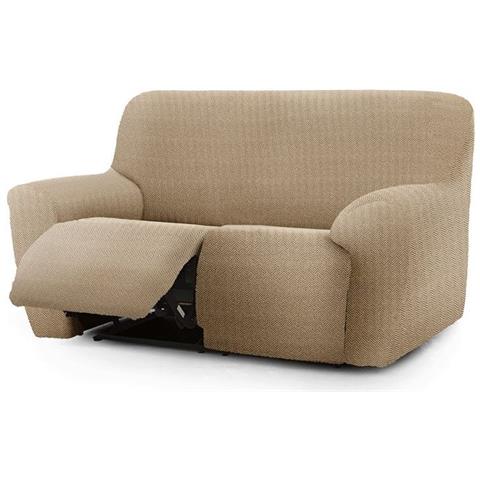 Copridivano Jaz Recliner 2 Posti Beige 150-200 - Foto 1