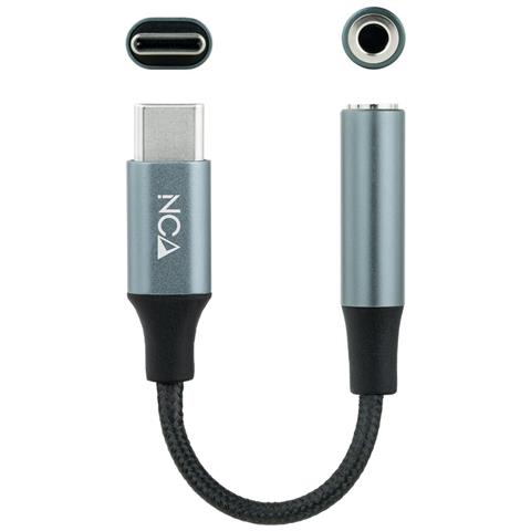 10.24.1204 cavo audio 0,11 m 3,5 mm USB C Nero, Grigio - Foto 2