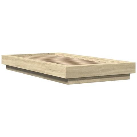 Giroletto Luci Led Rovere Sonoma 75x190 Cm In Legno Multistrato - Foto 3
