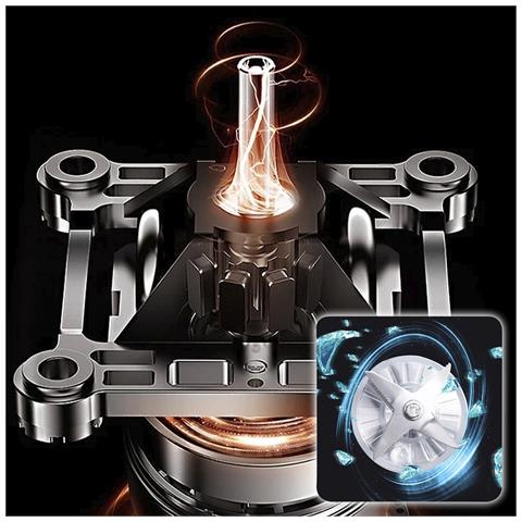 Frullatore 2l, 4300w, 6 Lame In Acciaio Inox, Trita Ghiaccio, Smoothies, Succhi. Super Alta Resistenza, 15 Velocità. - Foto 2