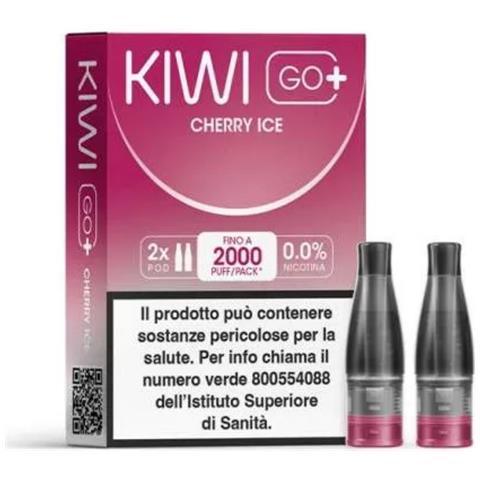 0mg Cherry Ice - Pod Precaricata Kiwi Go Plus - 2 Pezzi - Kiwi Vapor - Foto 1