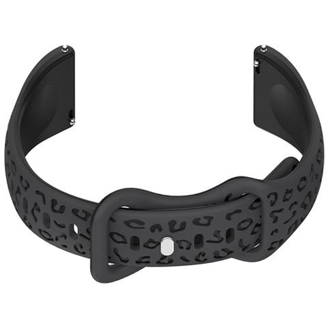 Cinturino Per Orologio In Silicone Grigio E Nero - 16 Mm - Foto 1