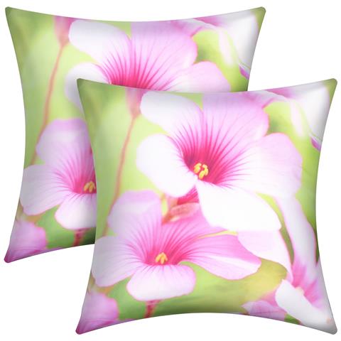 Set Di 2 Copricuscini 40x40 Cm Design Ibisco - Foto 5