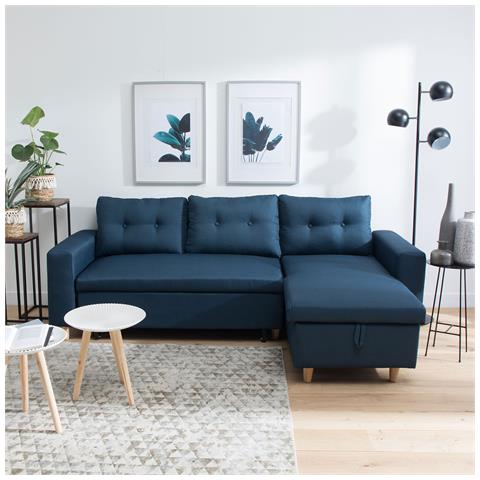 Wade Divano Letto Angolare A 3 Posti Blu - Foto 6
